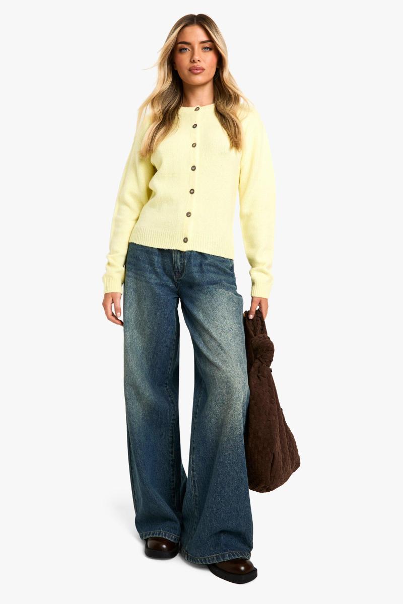 Екіпаж Шийка Тонкий датчик мікро кардиган