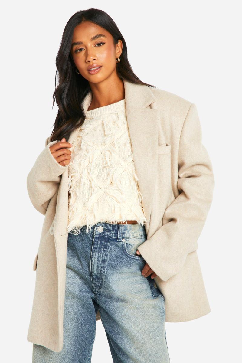 В’язаний джемпер з мініатюрною бахромою