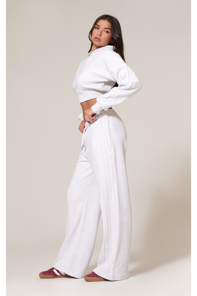 Широкі джоггери із сірими мергельними швами