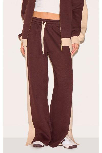 Шоколадний колір широкого ноги Блок кольорового блоку розщеплення подорожей