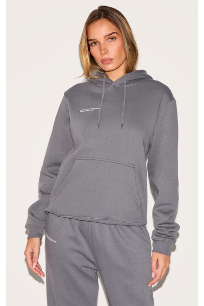 PrettyLittlingething Logo Mocoal Grey EST 2012 негабарит