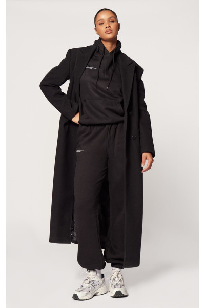 Чорні джоггери з манжетами PRETTYLITTLETHING Logo Black Est 2012