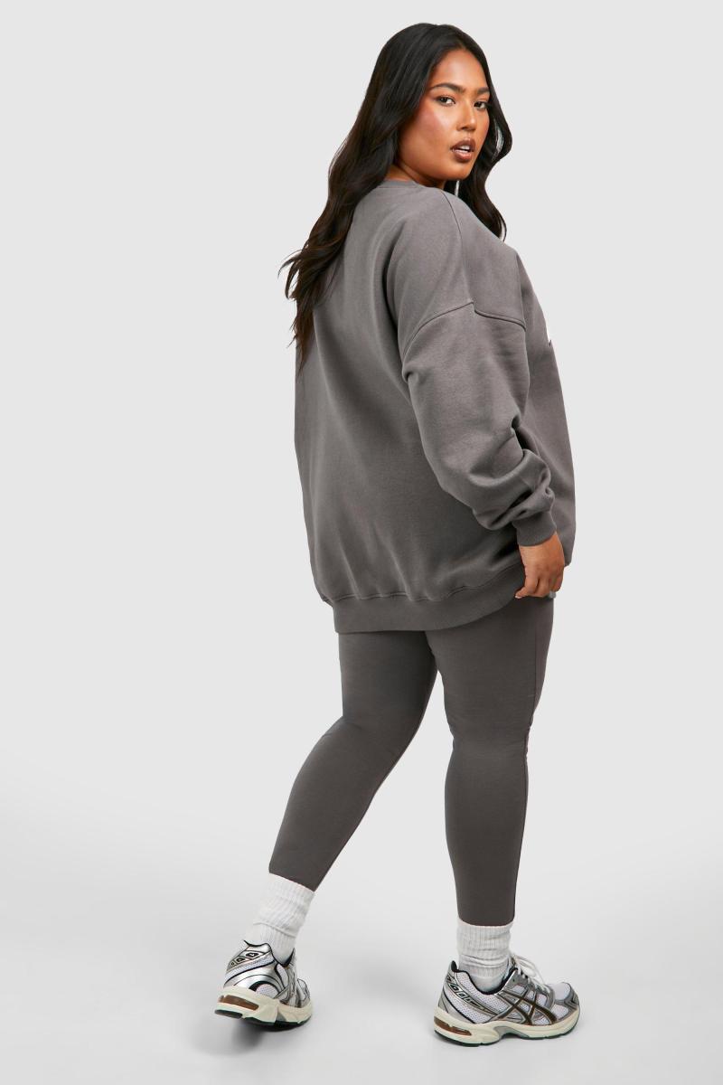 Плюс спортивний костюм Dsgn Studio Slogan Legging